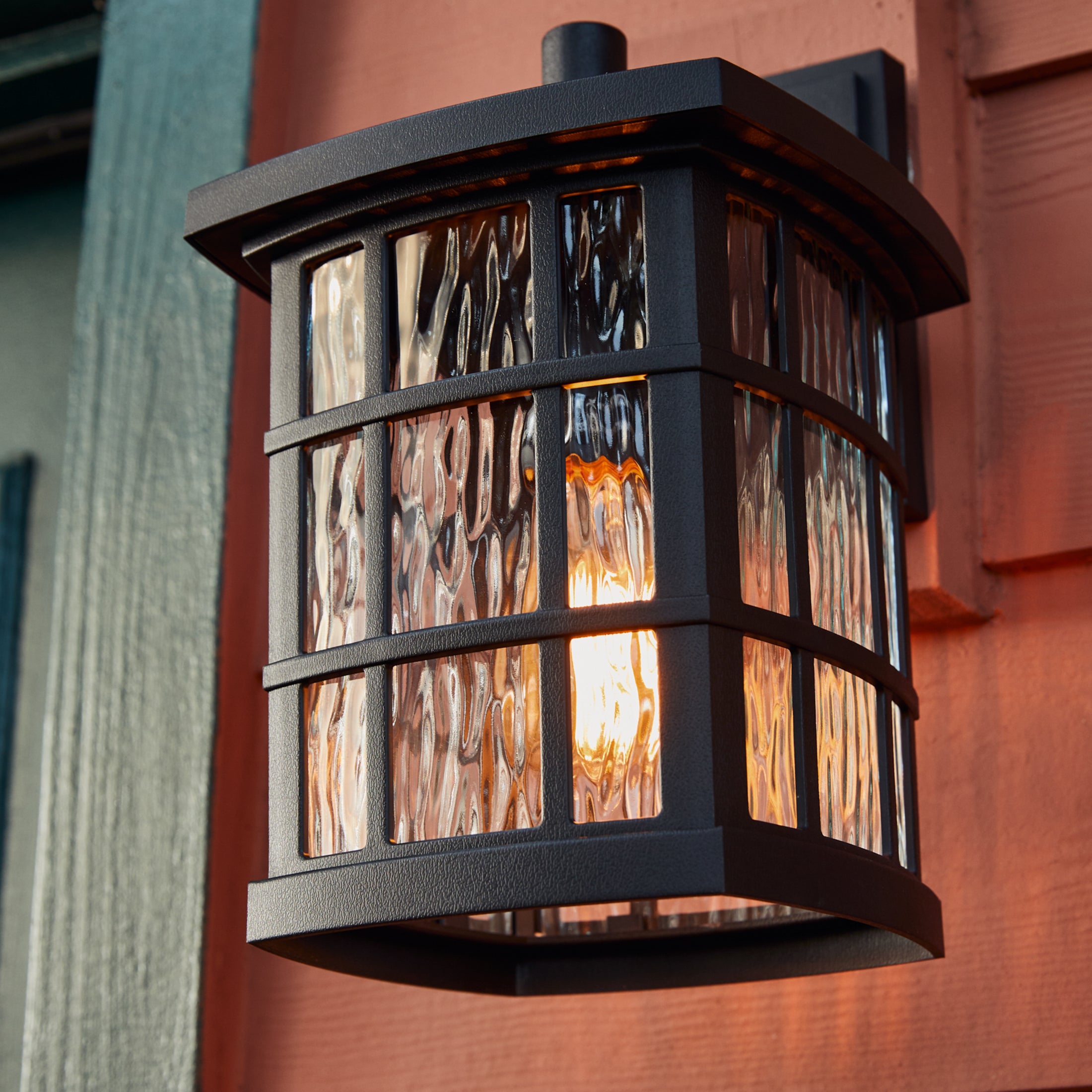 Quoizel Stonington Wall Light lampa Mystic Black 13"