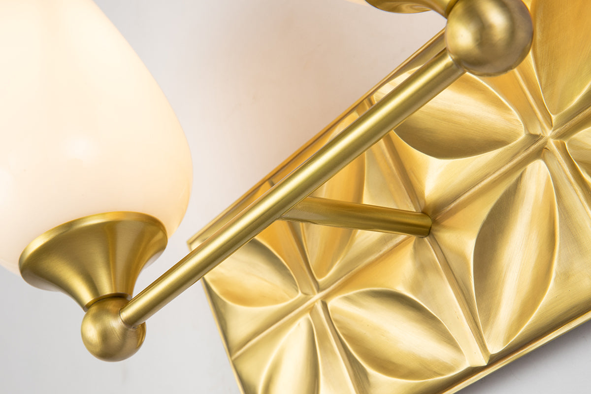 Gilded Nola Epsilon koupelnové světlo mosaz 2 světla
