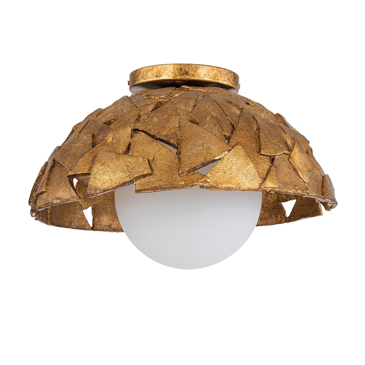 Gilded Nola Mosaic Luxe 15 závěsné svítídlo zlaté sklo