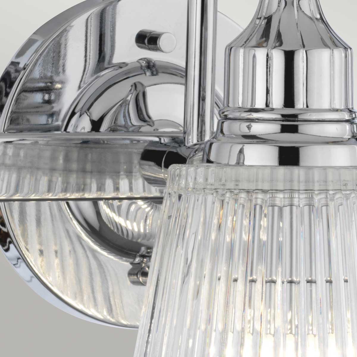 Gilded Nola Addison 3 Light koupelnové svítidlo chrom