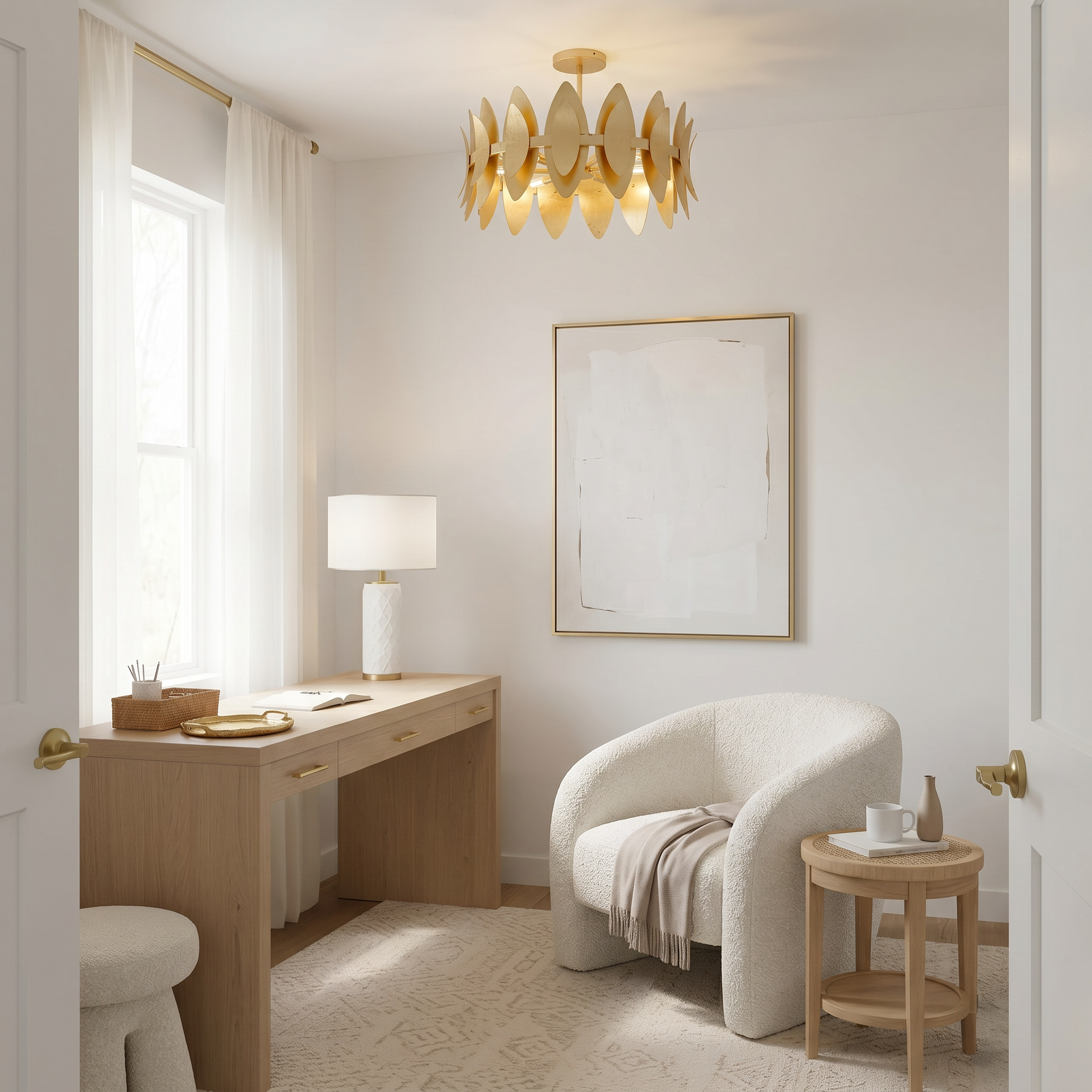 Quoizel Hayley Convertible Pendant závěsné svítidlo zlatá
