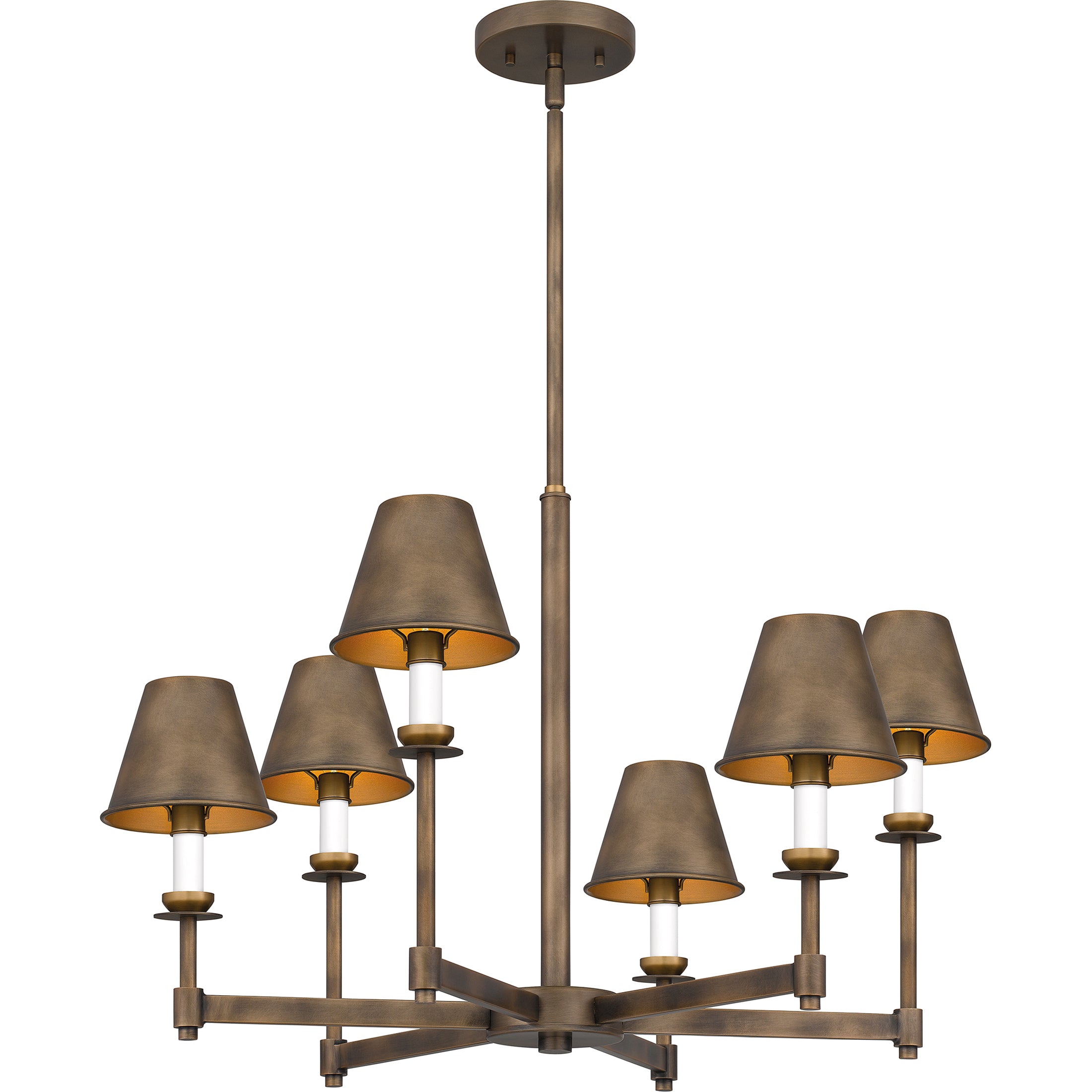 Quoizel Cross lustr Statuary Bronze