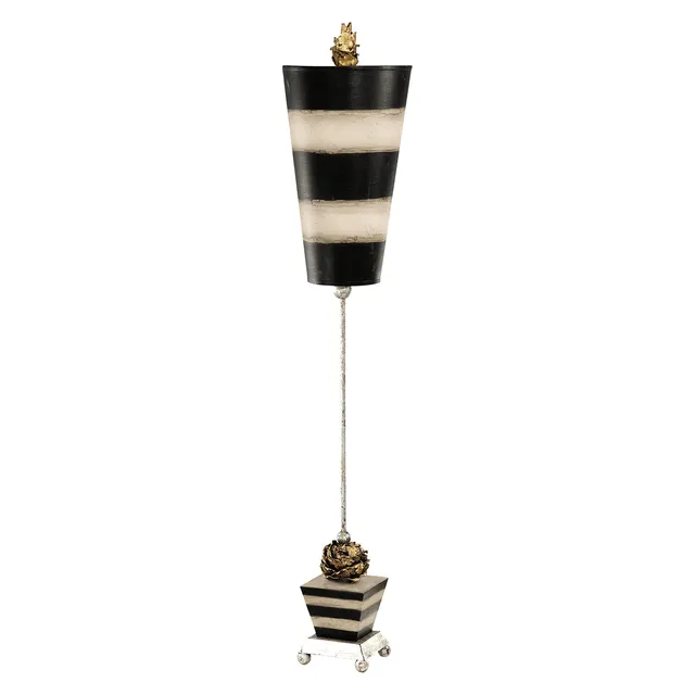 Gilded Nola Peony stolní lampa 112 cm stínítko