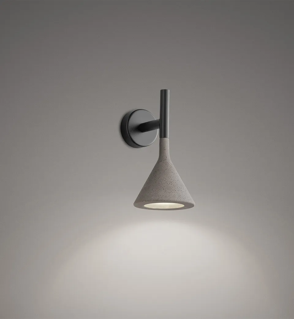 Foscarini Aplomb W nástěnné svítidlo betonové