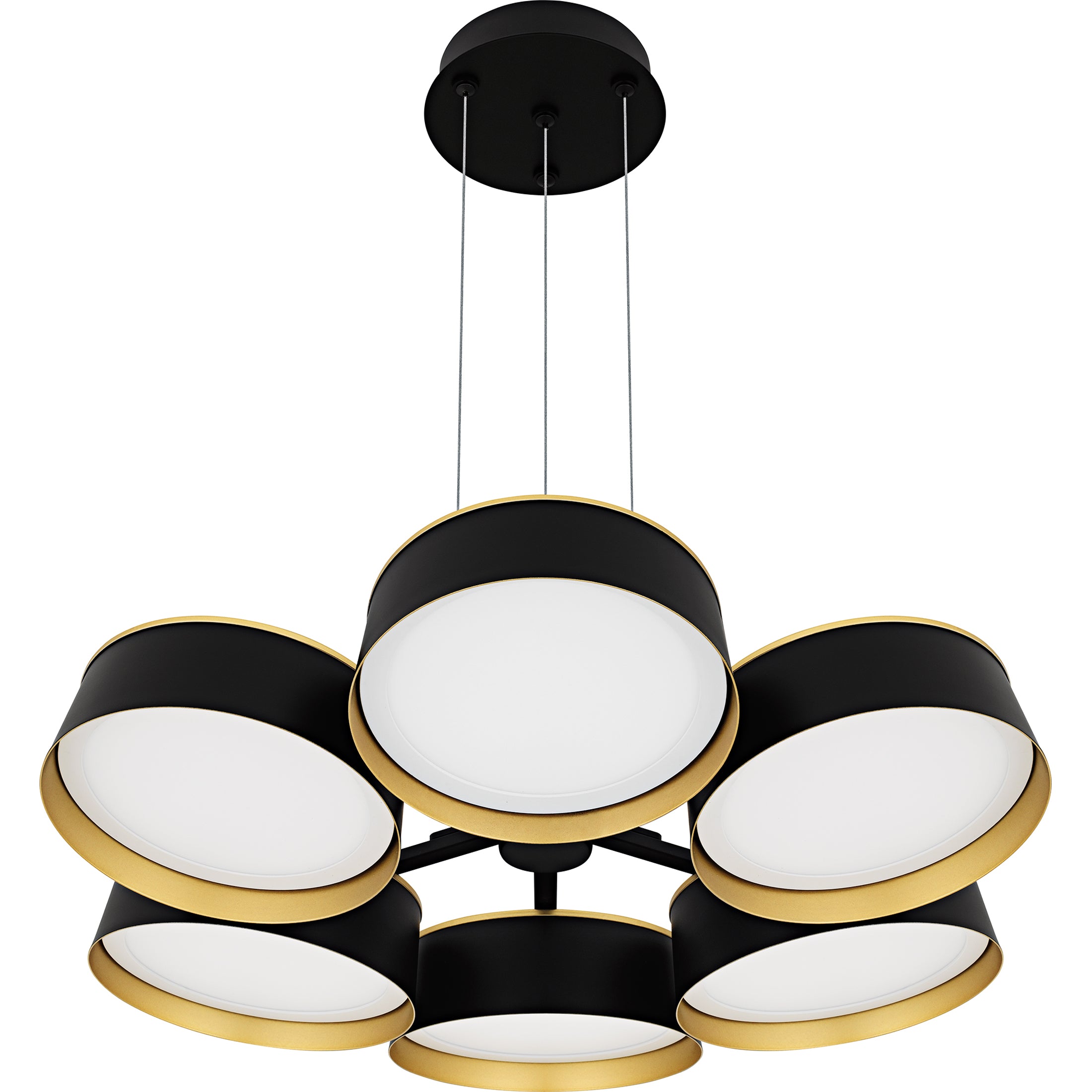 Quoizel Byrnes Chandelier lustr LED matná černá