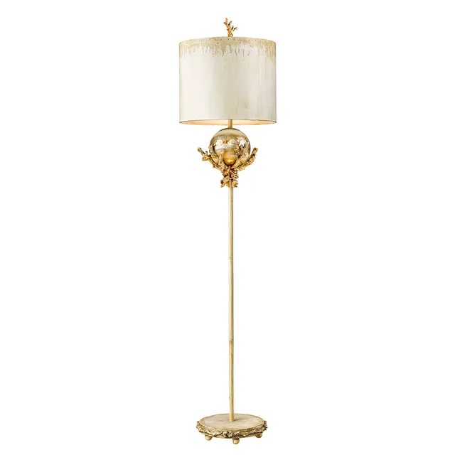 Gilded Nola Trellis stojací lampa 163 cm větve