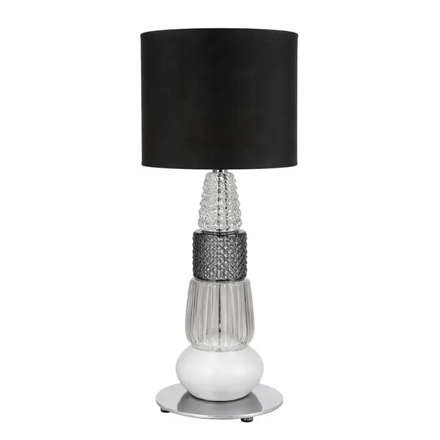 DESIGN BY US Mini Vintage stolní lampa skleněná