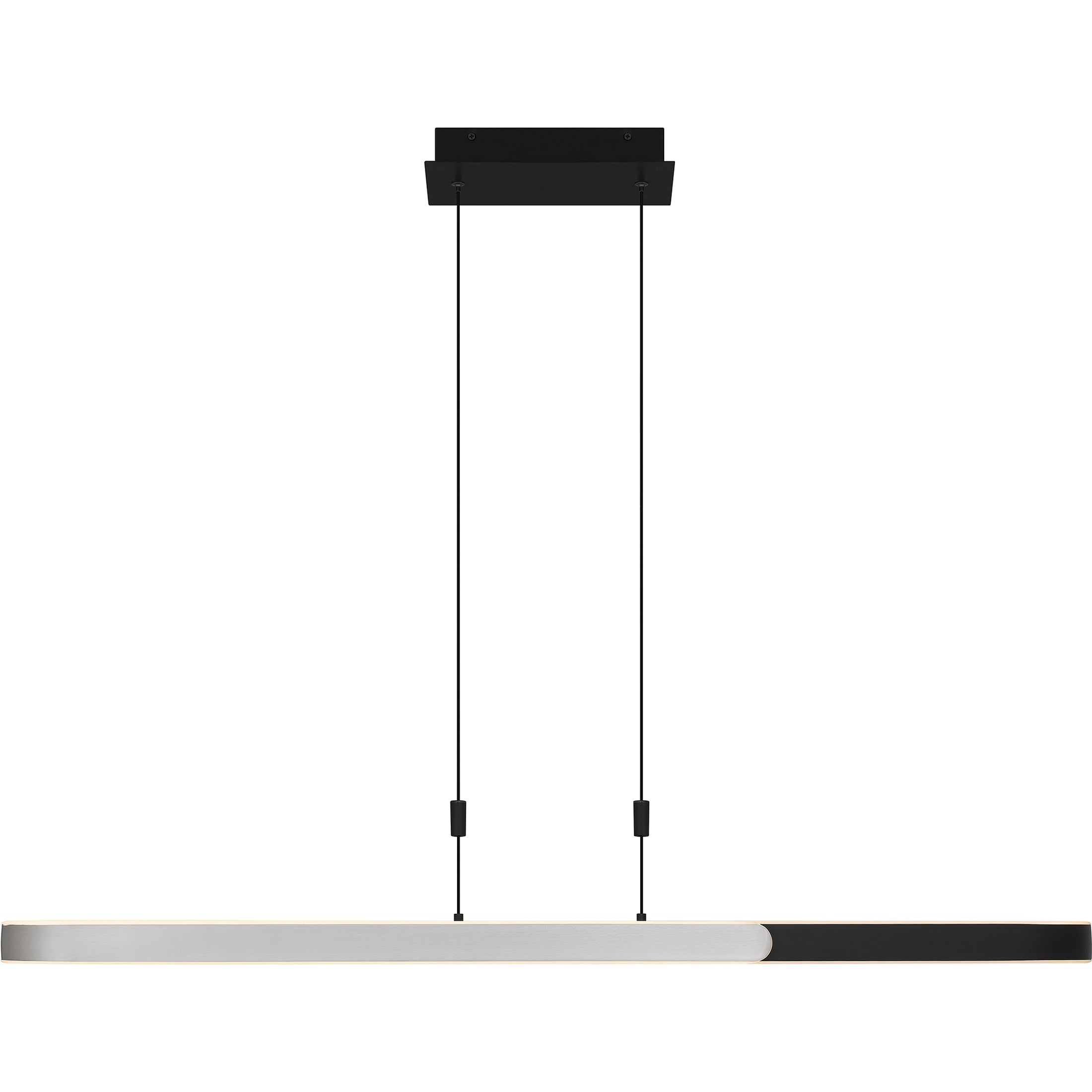 Quoizel Mira Island Light LED lustr matte black lineární