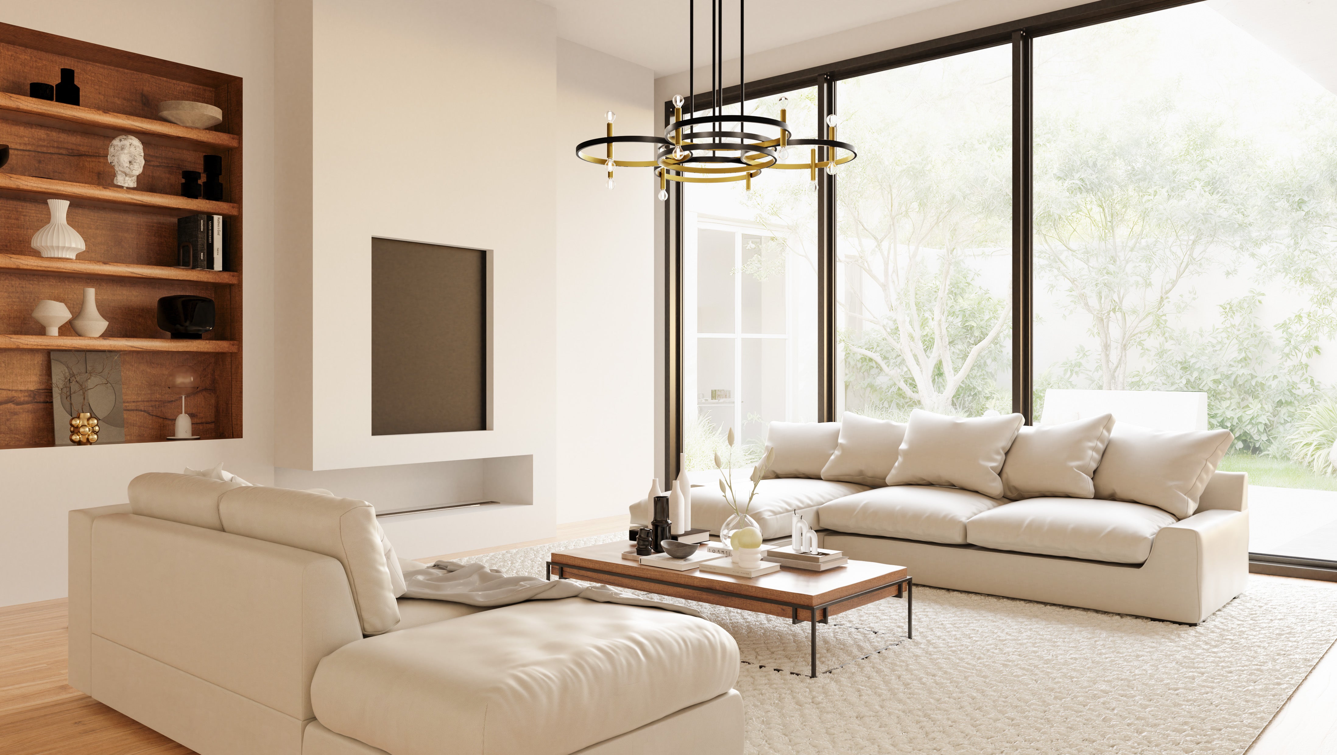 Quoizel Winsland Chandelier lustr 16světelný černý