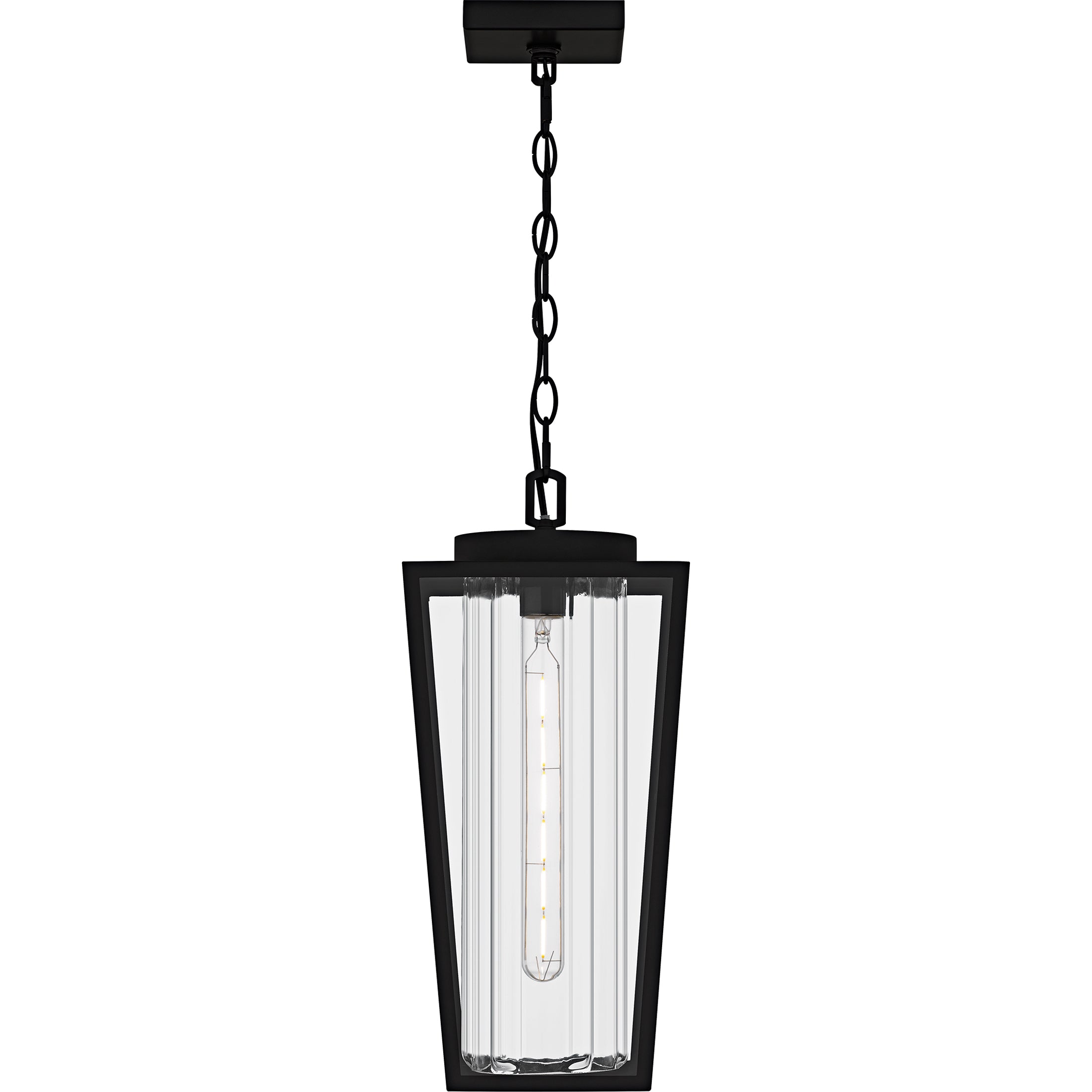 Quoizel Jett venkovní závěsné svítidlo Matte Black