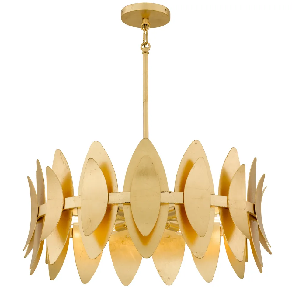 Quoizel Hayley Convertible Pendant závěsné svítidlo zlatá