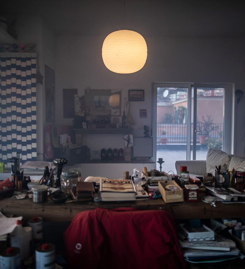 Foscarini Gem stolní lampa skleněná