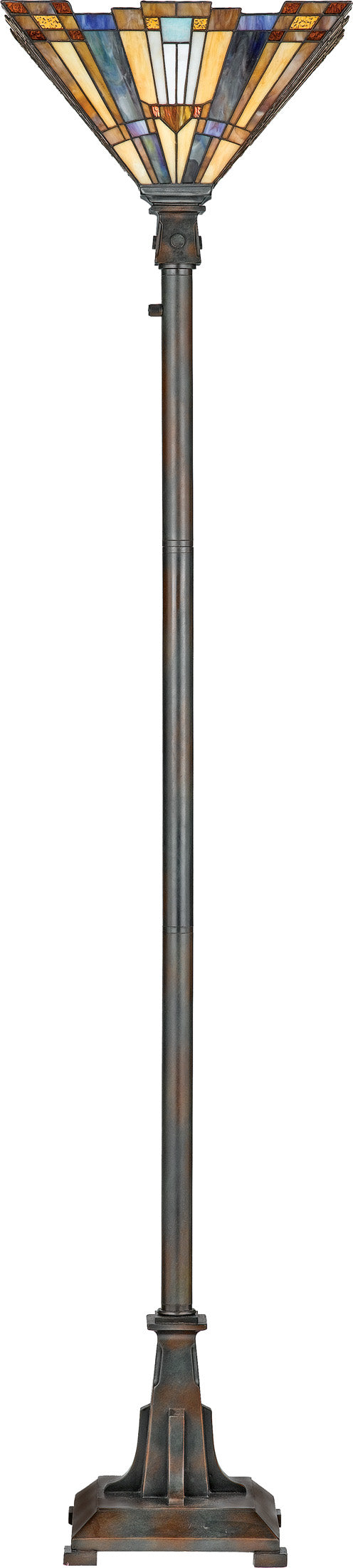 Quoizel Inglenook stojací lampa bronz 2-světelná