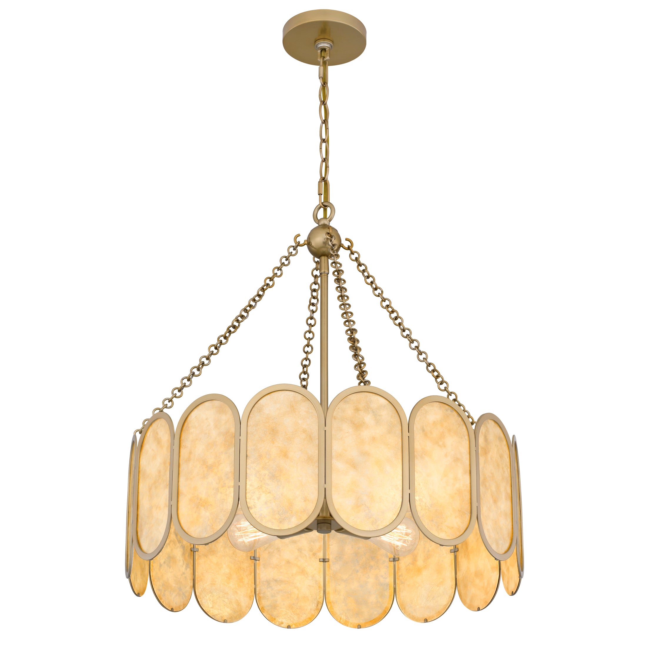Quoizel Amalia závěsné svítidlo Light Gold slídové