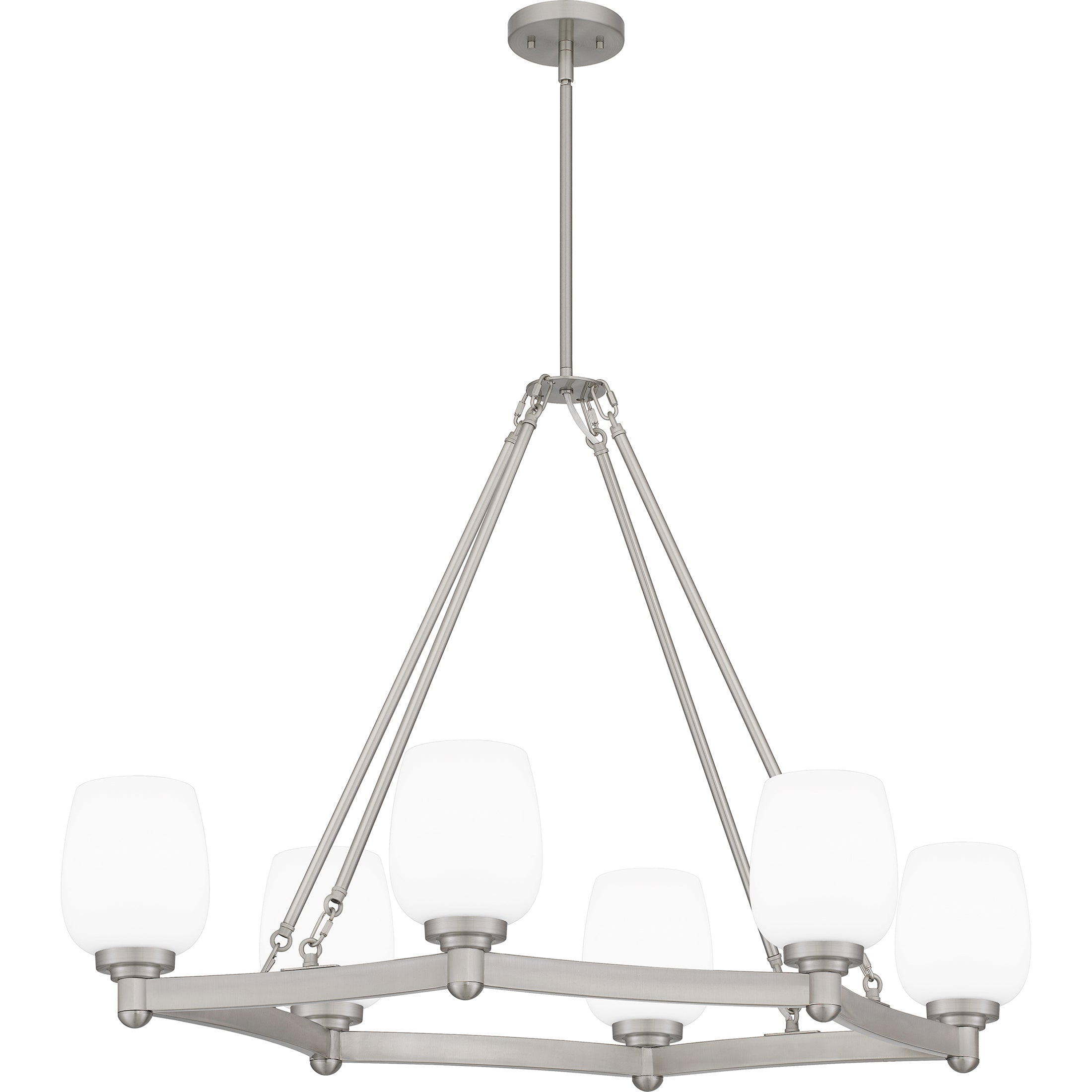Quoizel Penning Island ostrůvkové svítidlo Brushed Nickel