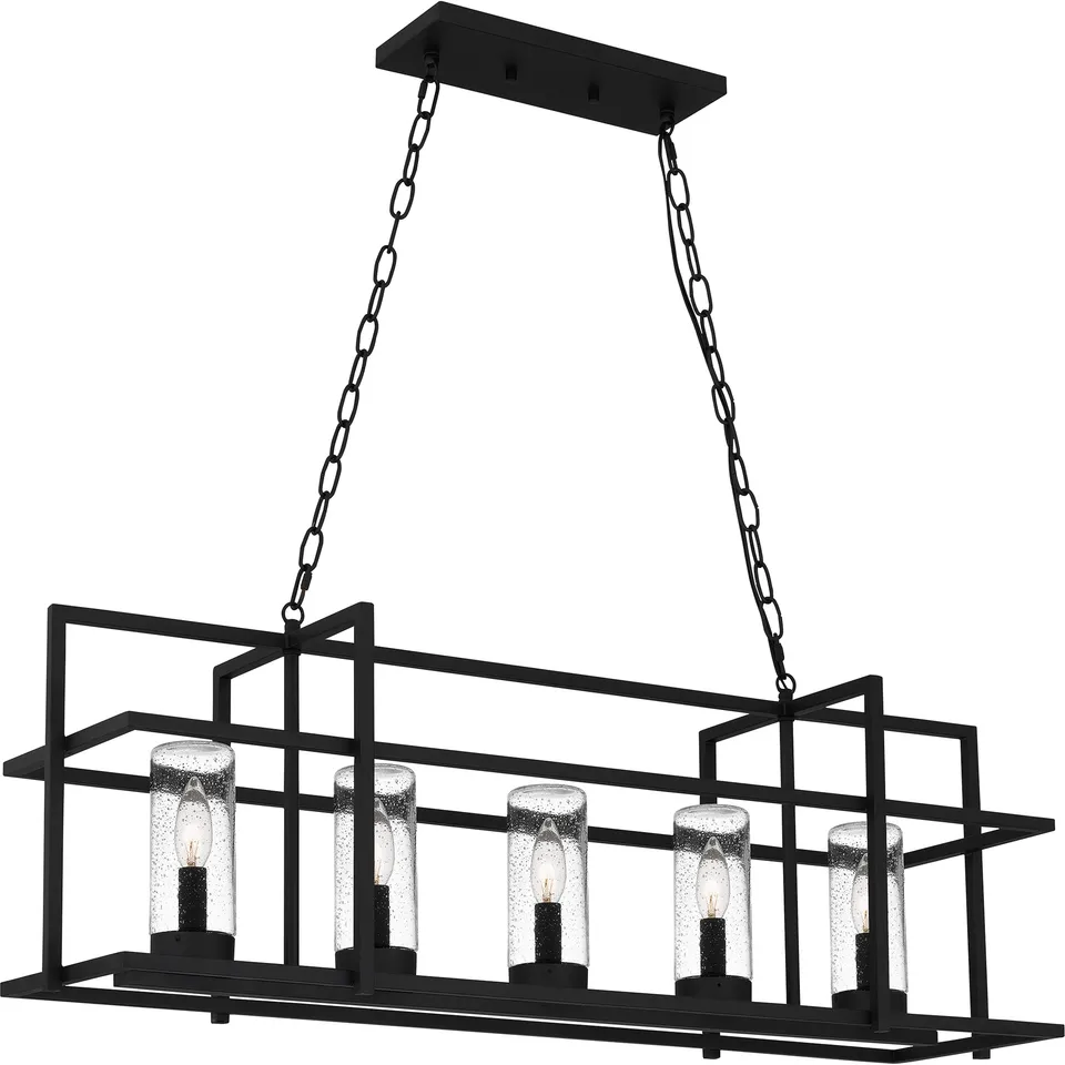Quoizel Damien Outdoor závěsný lustr černá venkovní