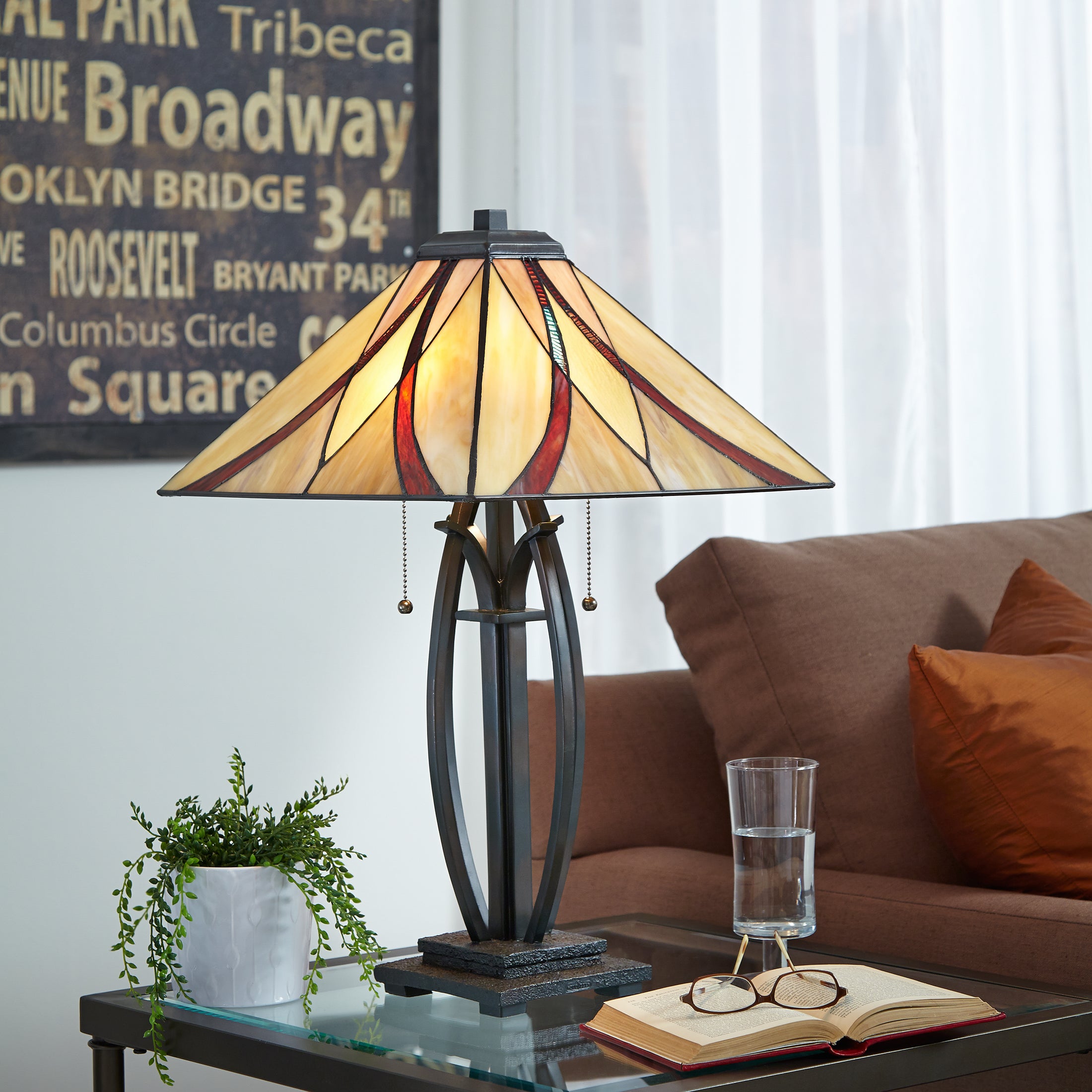 Quoizel Asheville Table Lamp stolní lampa valiant bronze