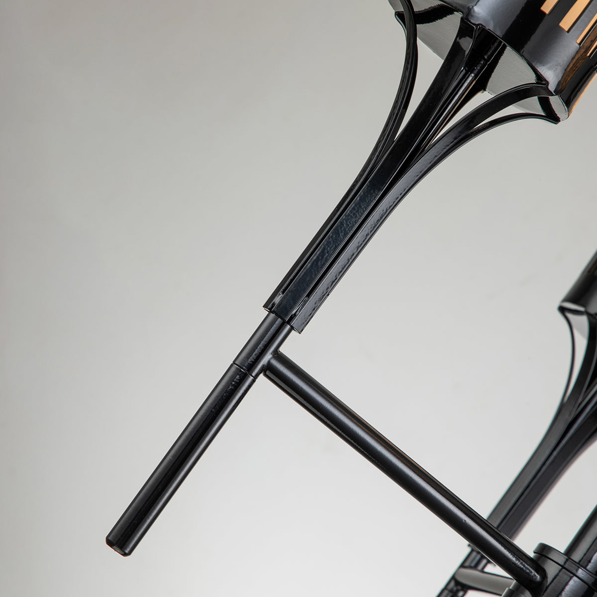 Gilded Nola Sawgrass 3-ramenný lustr černý ocel sklo