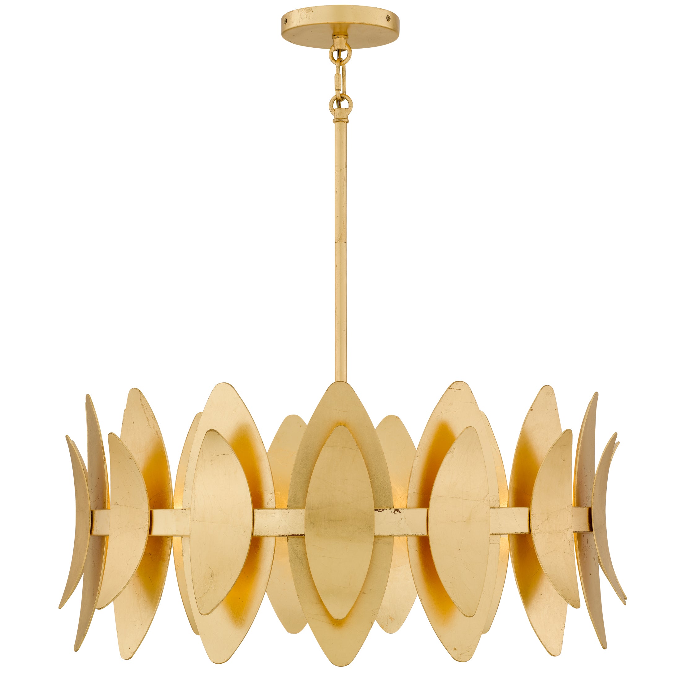 Quoizel Hayley Convertible Pendant závěsné svítidlo zlatá