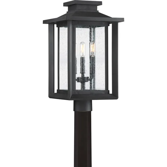 Quoizel Wakefield Post Light svítidlo Earth Black