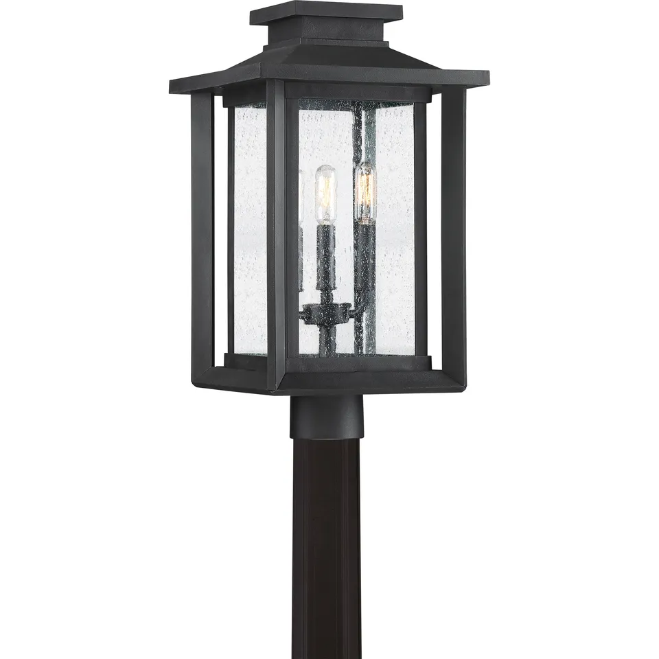 Quoizel Wakefield Post Light svítidlo Earth Black