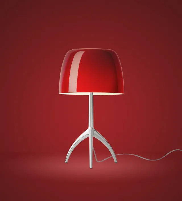 Foscarini Lumiere stolní lampa skleněná na trojnožce