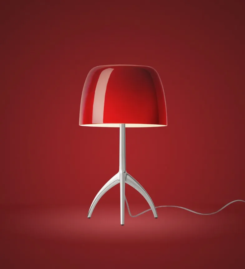 Foscarini Lumiere stolní lampa skleněná na trojnožce
