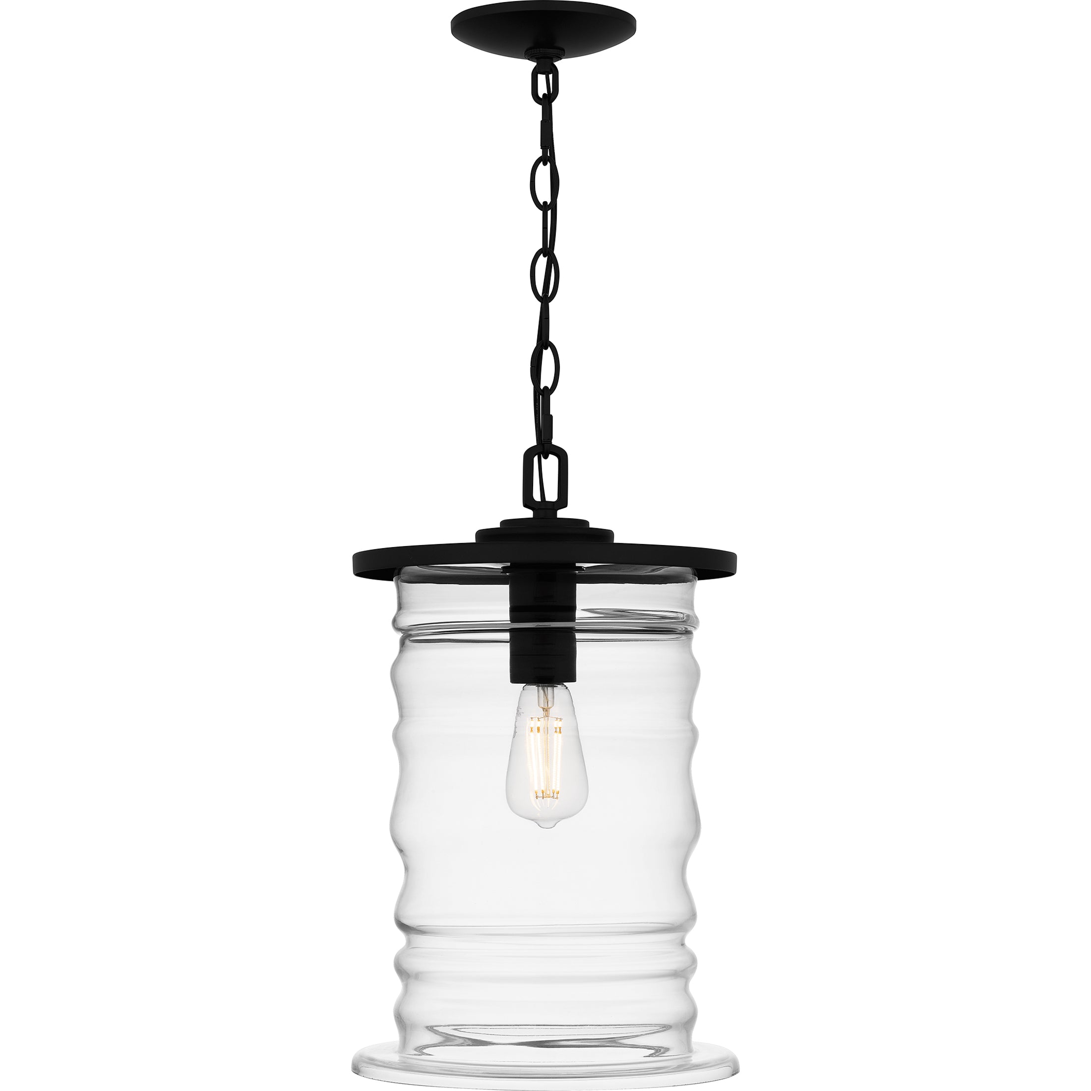 Quoizel Noland Hanging Light závěsné svítidlo matná černá