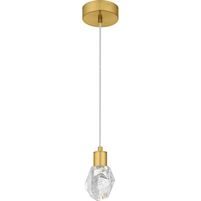 Quoizel Skye Mini Pendant závěsné svítídlo zlaté LED