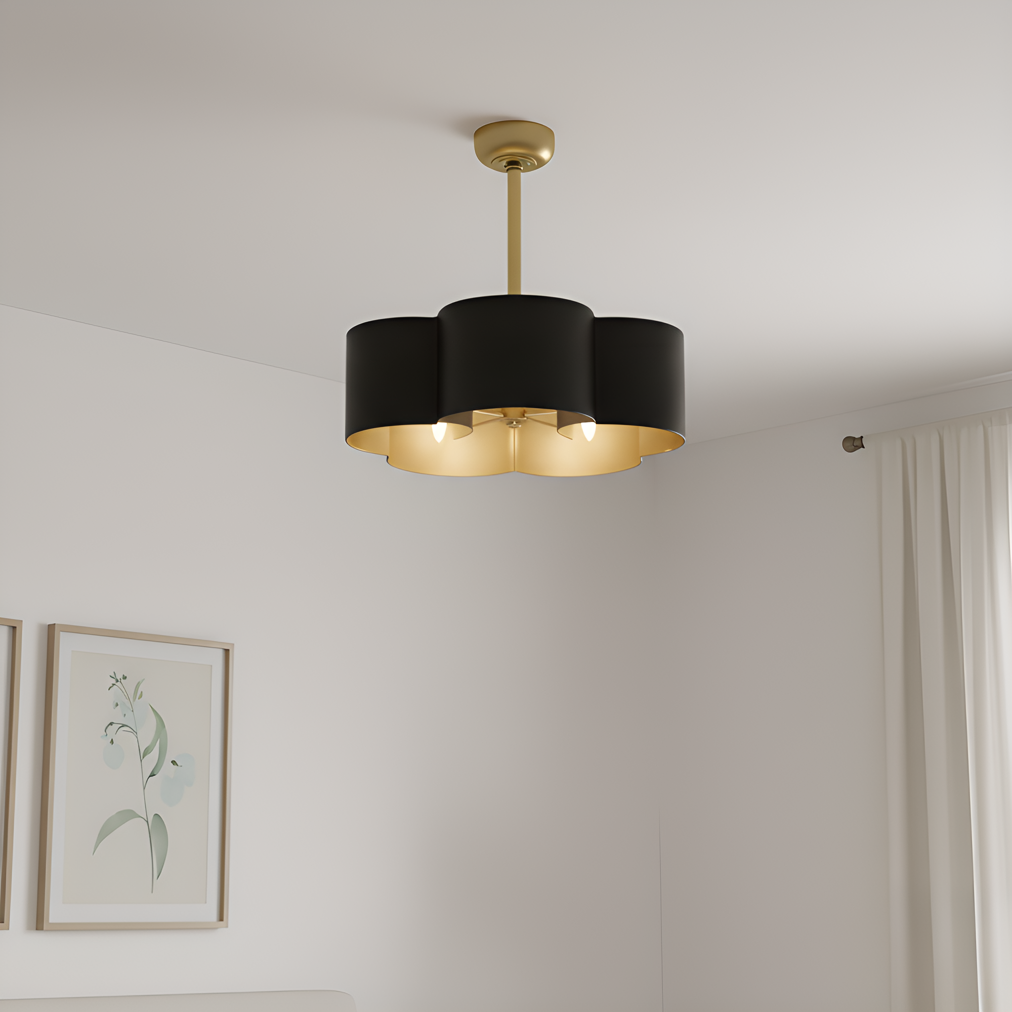 Quoizel Balsam stropní ventilátor matte black