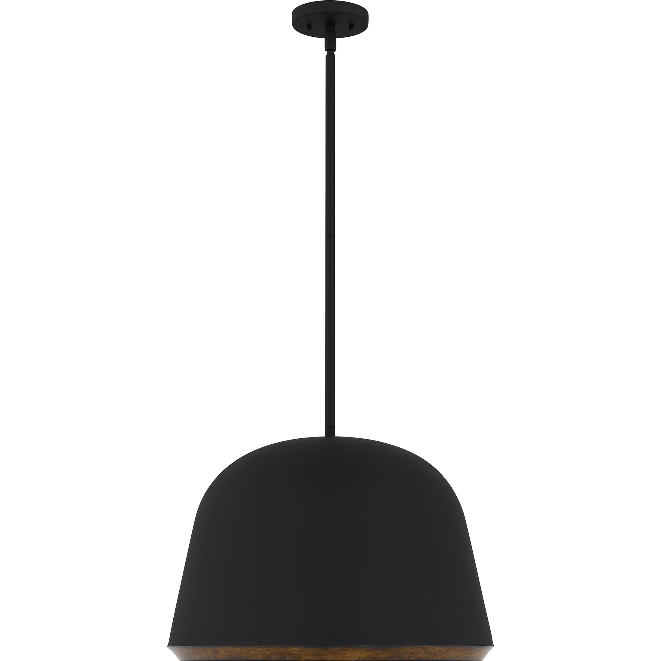 Quoizel Tamara Pendant svítidlo matte black s dekorem