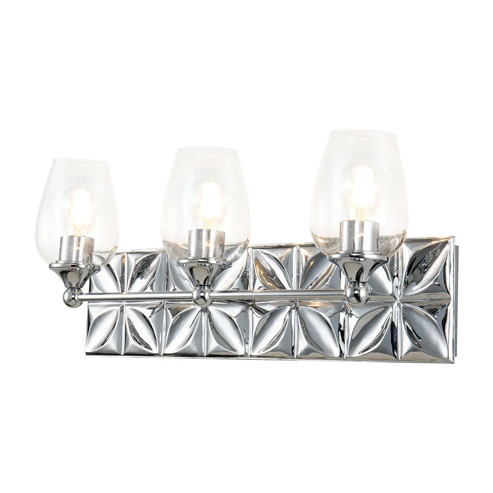 Gilded Nola Epsilon 3 Light koupelnové svítídlo chrom