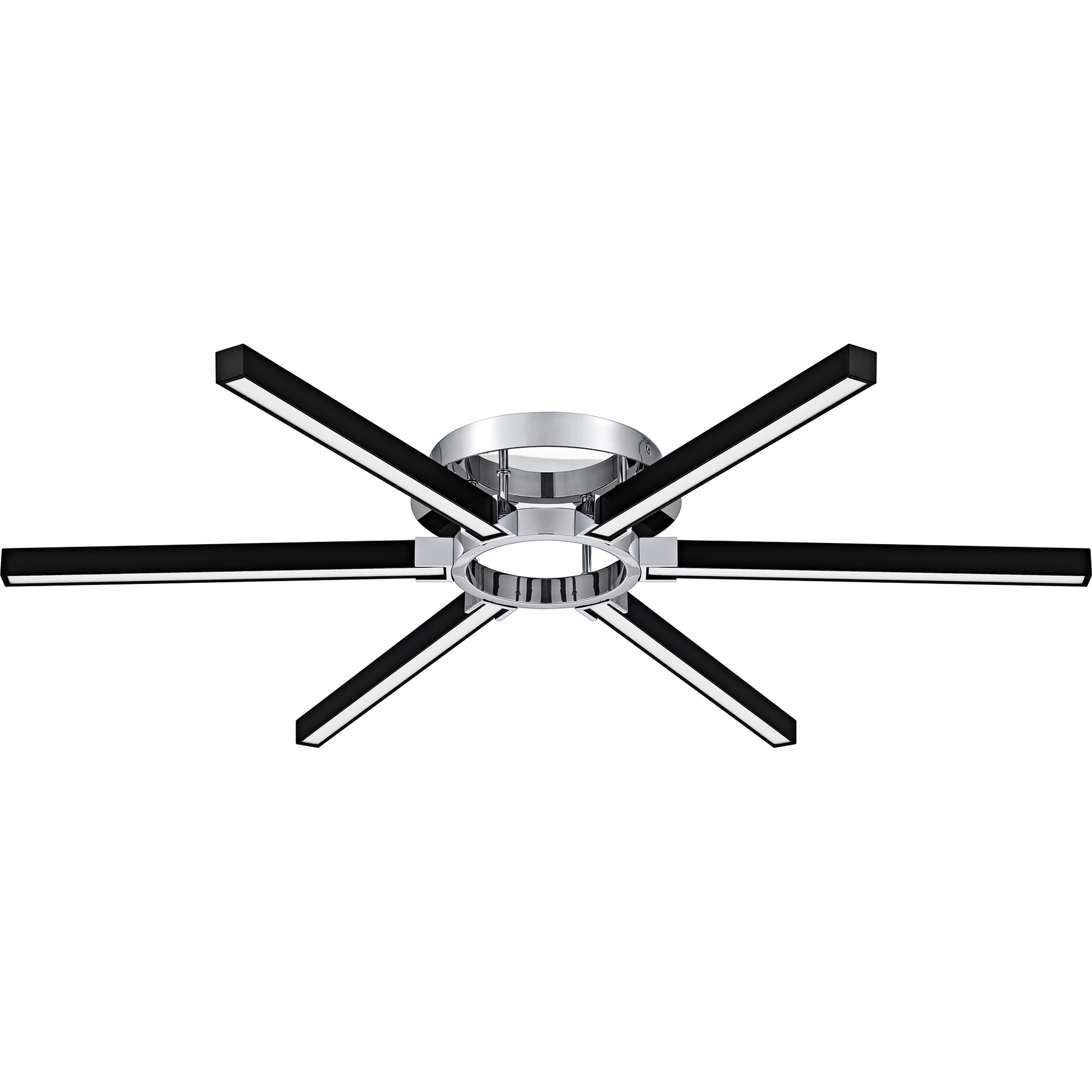 Quoizel Zealand Semi-Flush stropni LED svitidlo chrom