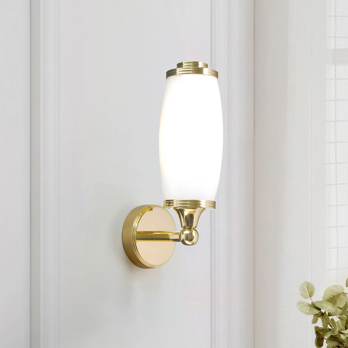 Gilded Nola Eliot 1 Light koupelnové svítidlo mosaz
