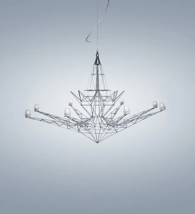 Foscarini Lightweight závěsný lustr drátěný