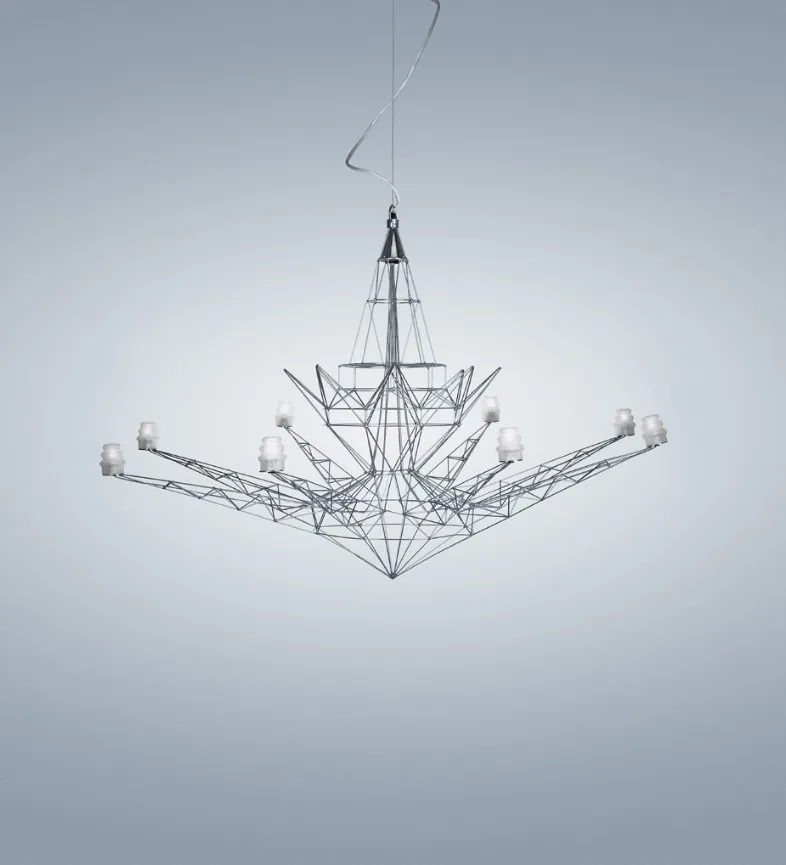 Foscarini Lightweight závěsný lustr drátěný