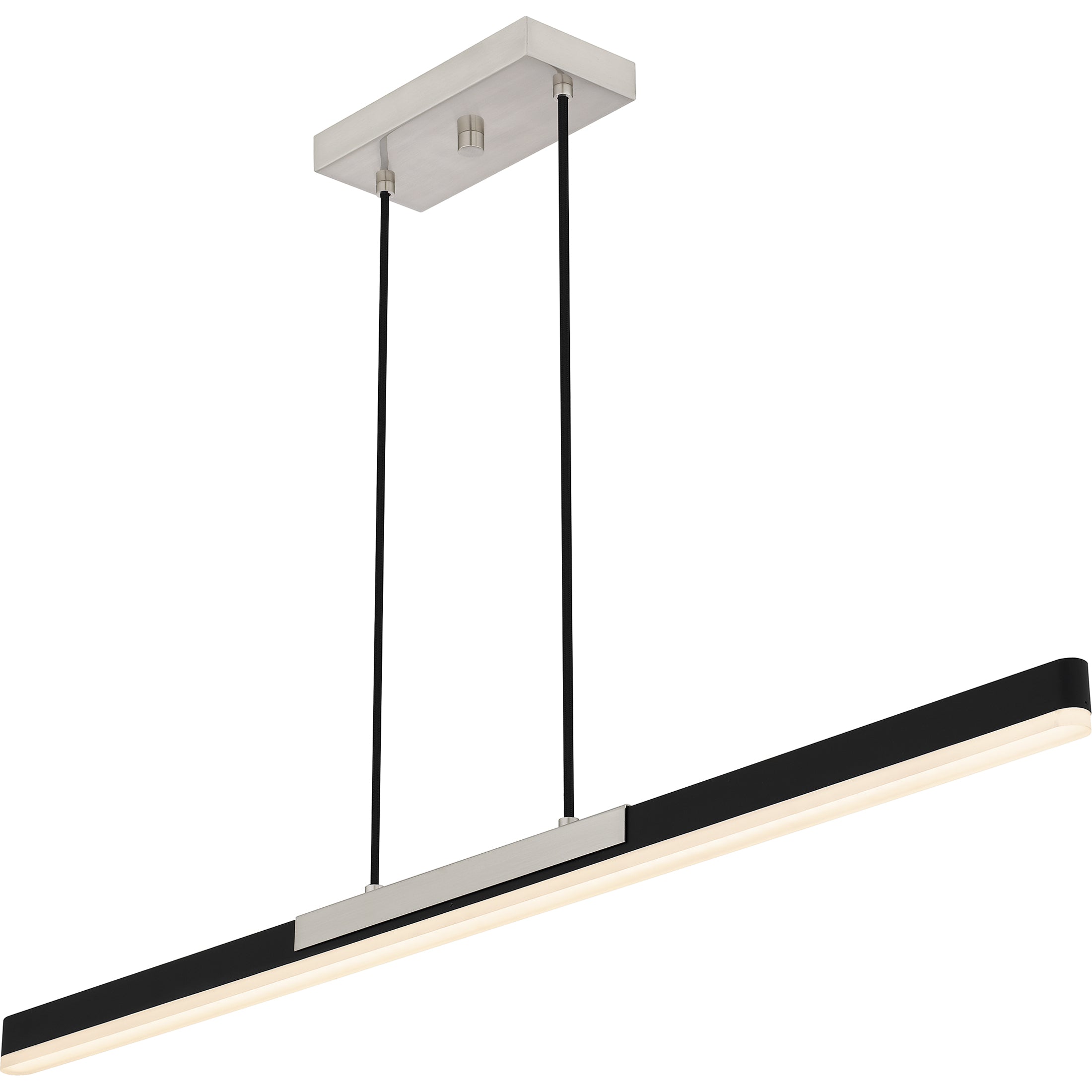 Quoizel Colter Island Light lineární lustr nikl LED