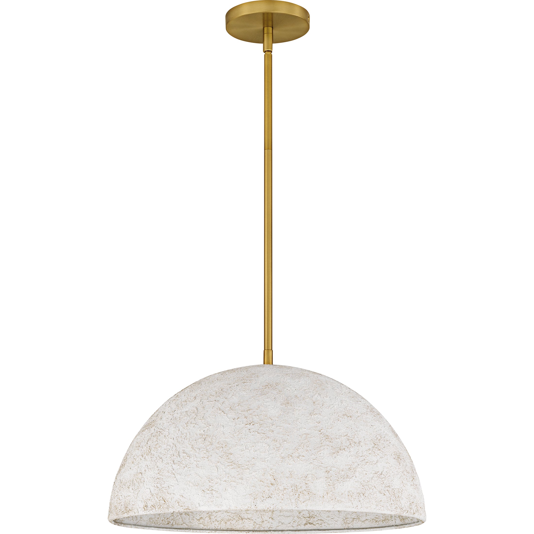 Quoizel Portia závěsné svítídlo brushed gold