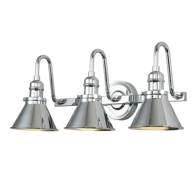 Gilded Nola Provence 3 Light koupelnové svítidlo retro
