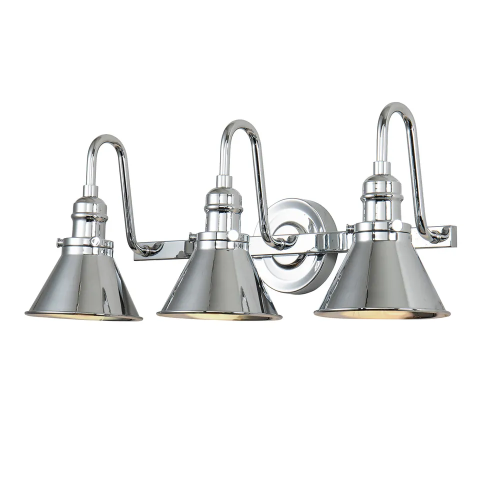 Gilded Nola Provence 3 Light koupelnové svítidlo retro