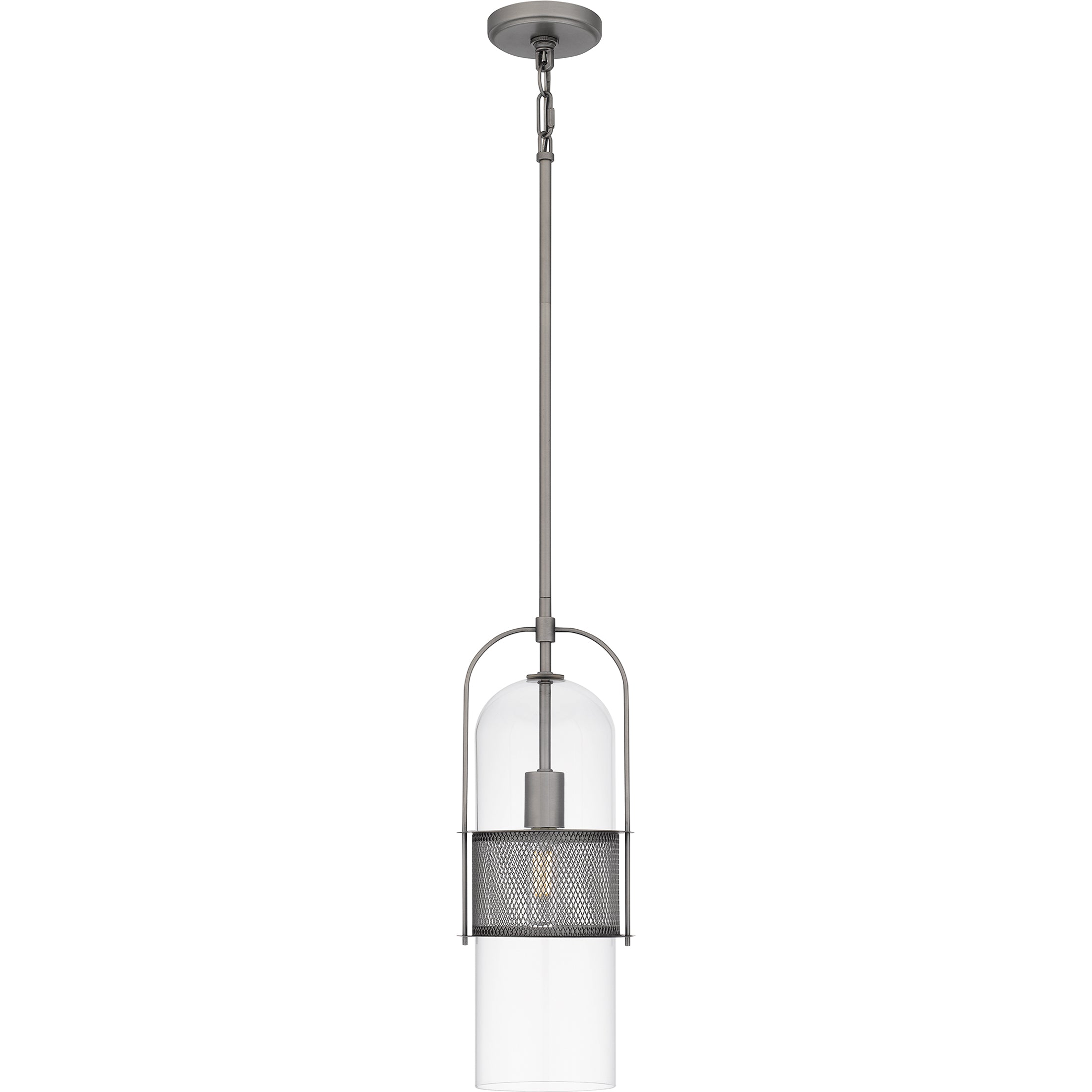 Quoizel Soffer Mini Pendant závěsné svítidlo Antique Nickel