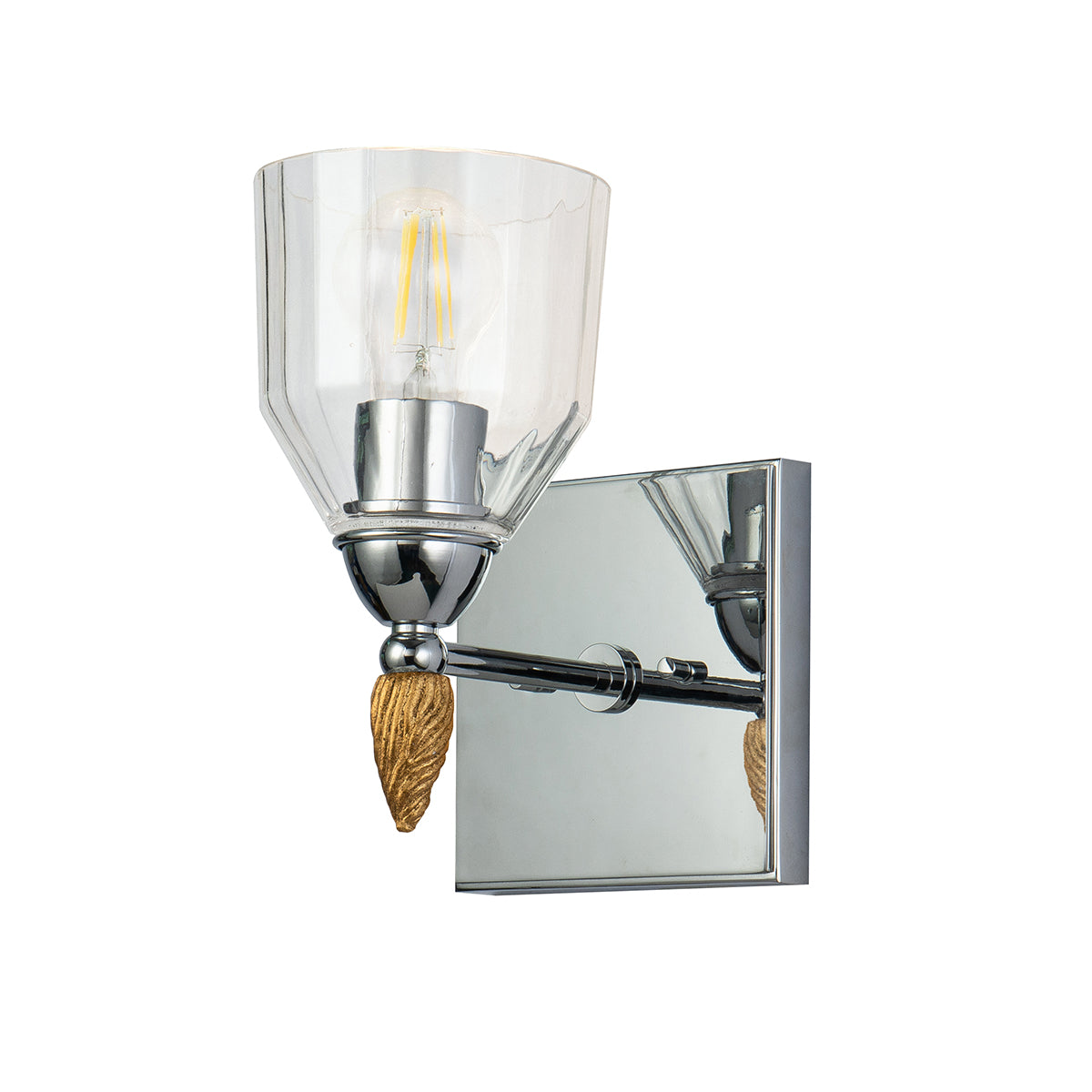 Gilded Nola Felice 1 Light koupelnové svítídlo bronz