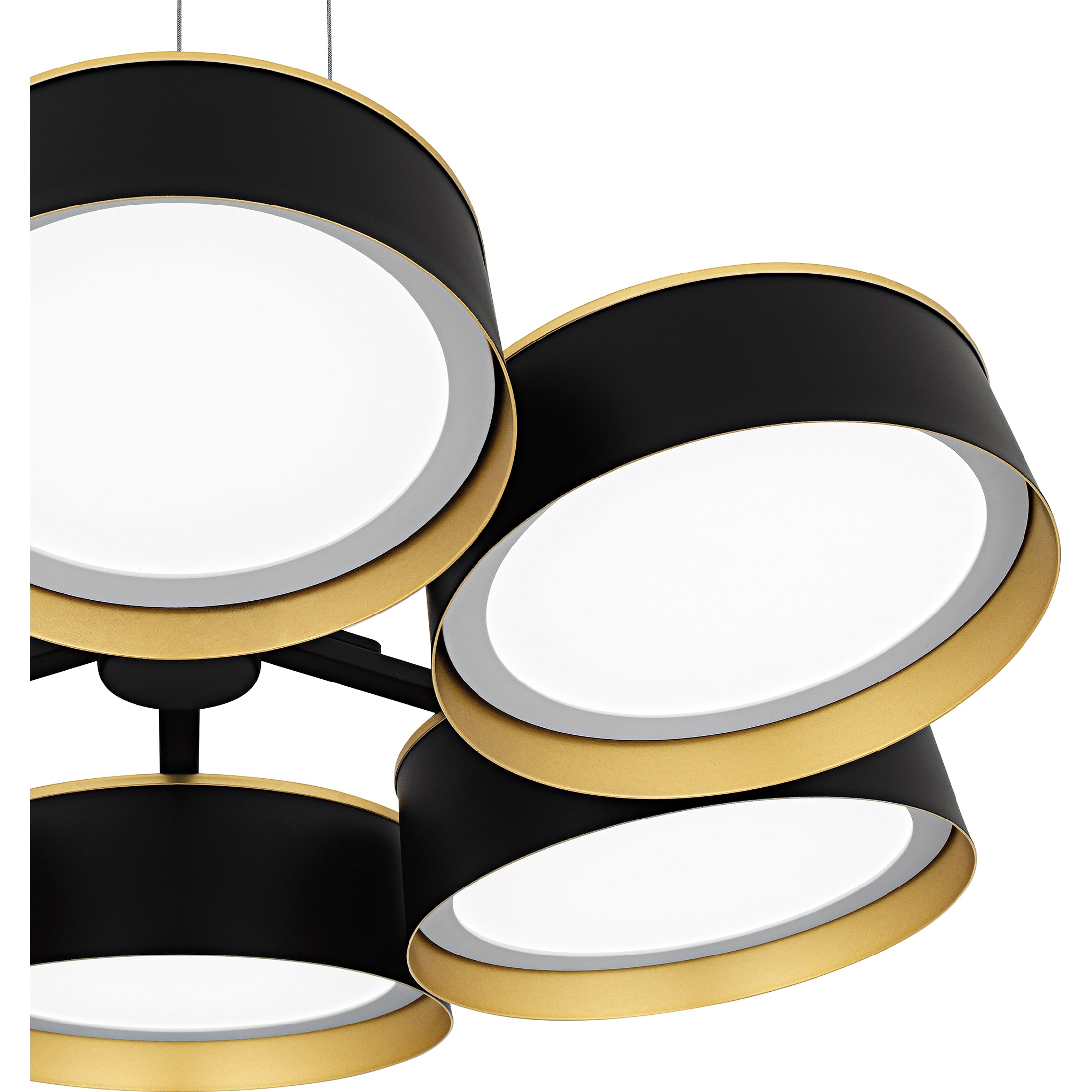 Quoizel Byrnes Chandelier lustr LED matná černá
