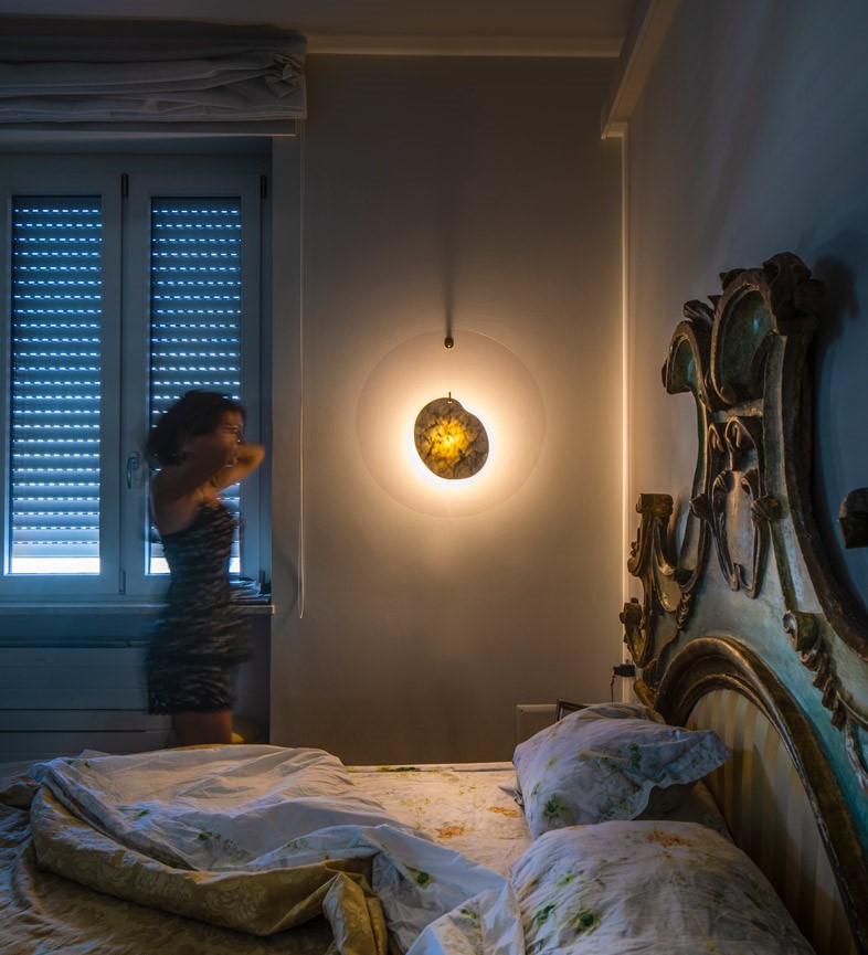 Foscarini Gioia nástěnná lampa mramor