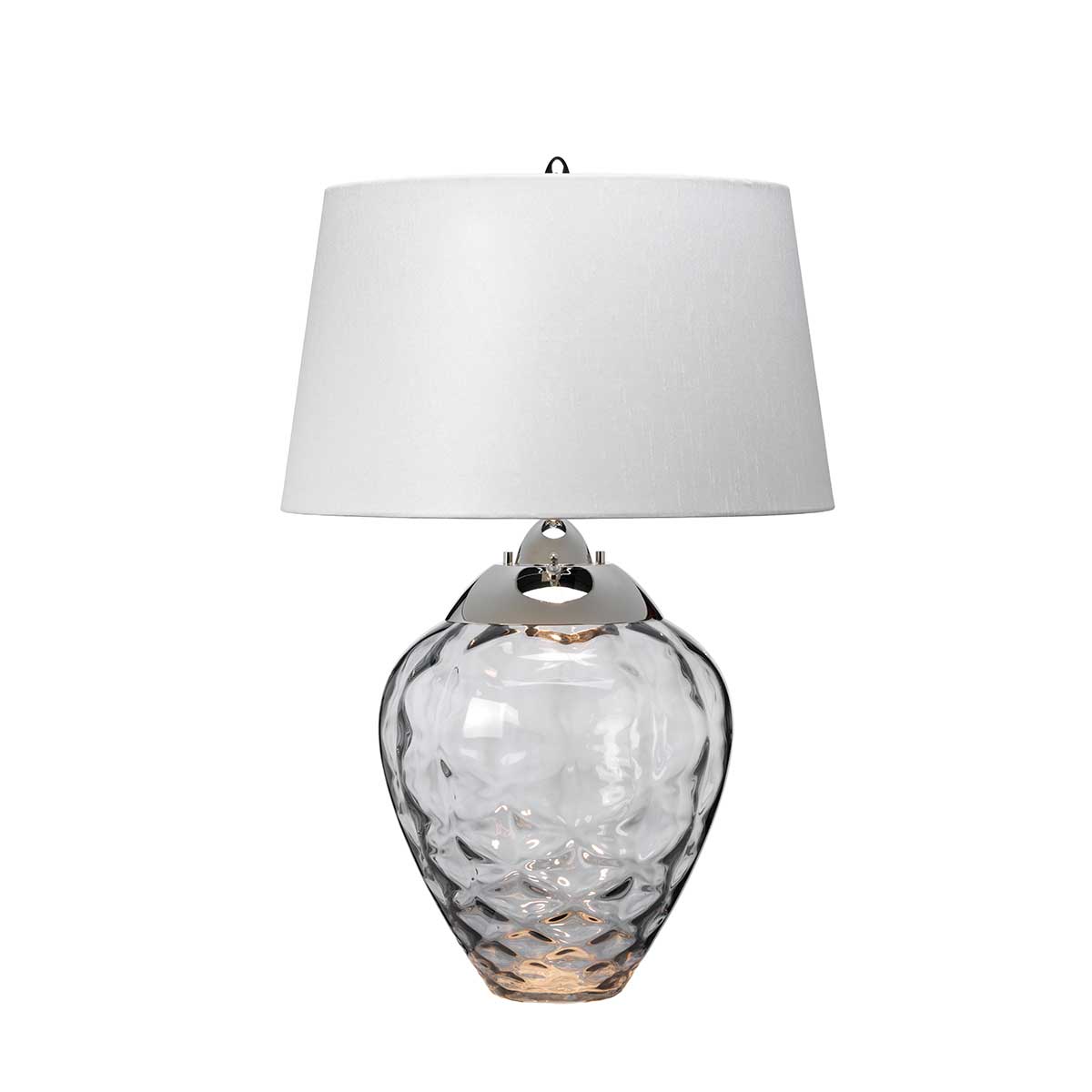 Gilded Nola Samara stolní lampa kouřová