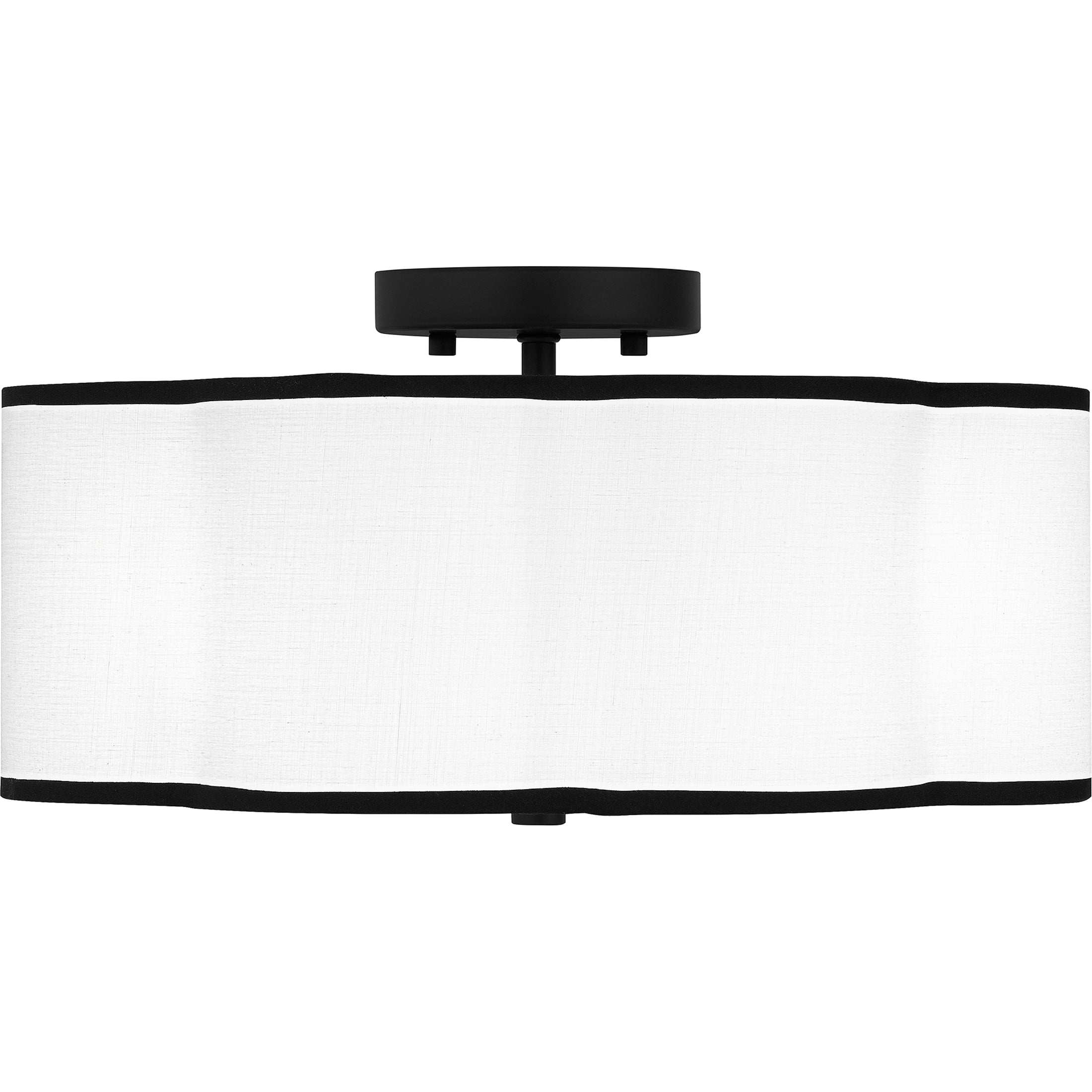 Quoizel Mabry Semi-Flush stropní svítidlo černé