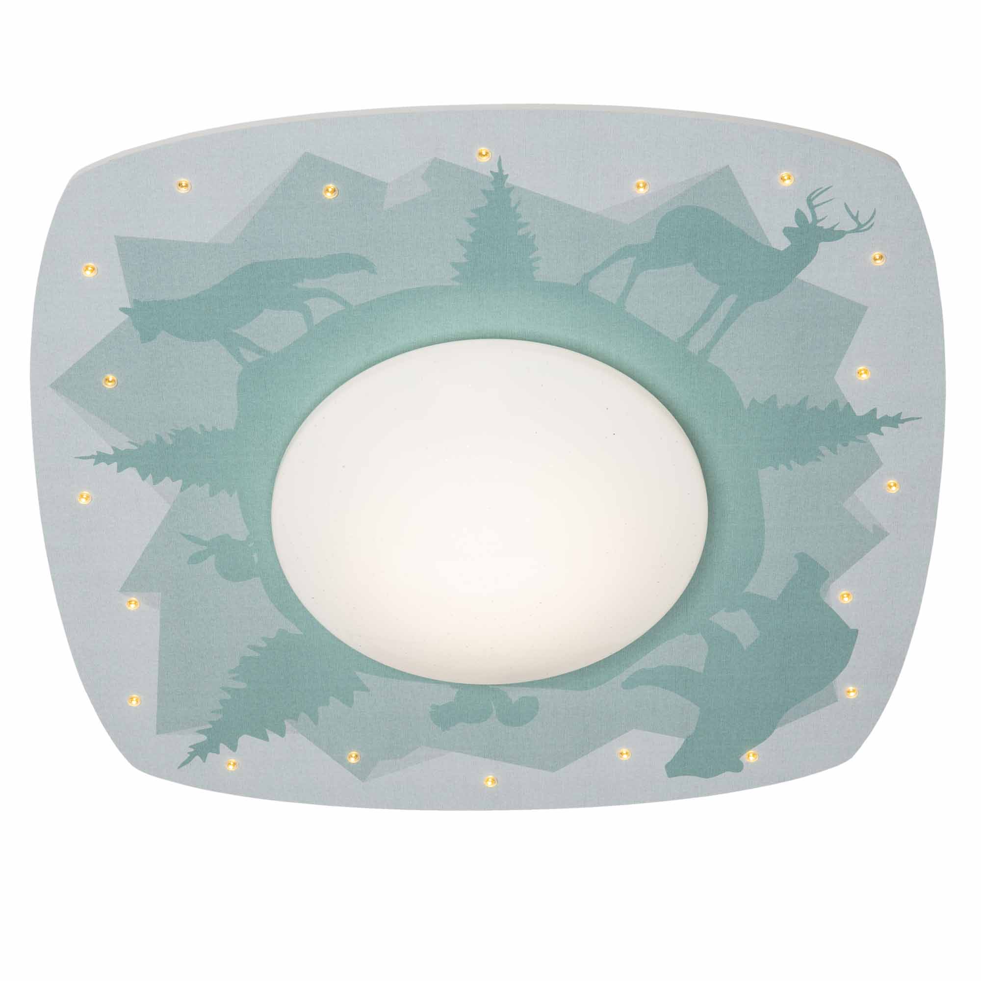 Elobra Scandi Wald LED stropní svítidlo mint