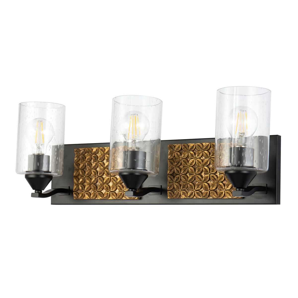 Gilded Nola Arcadia 3 Light koupelnové svítidlo čiré