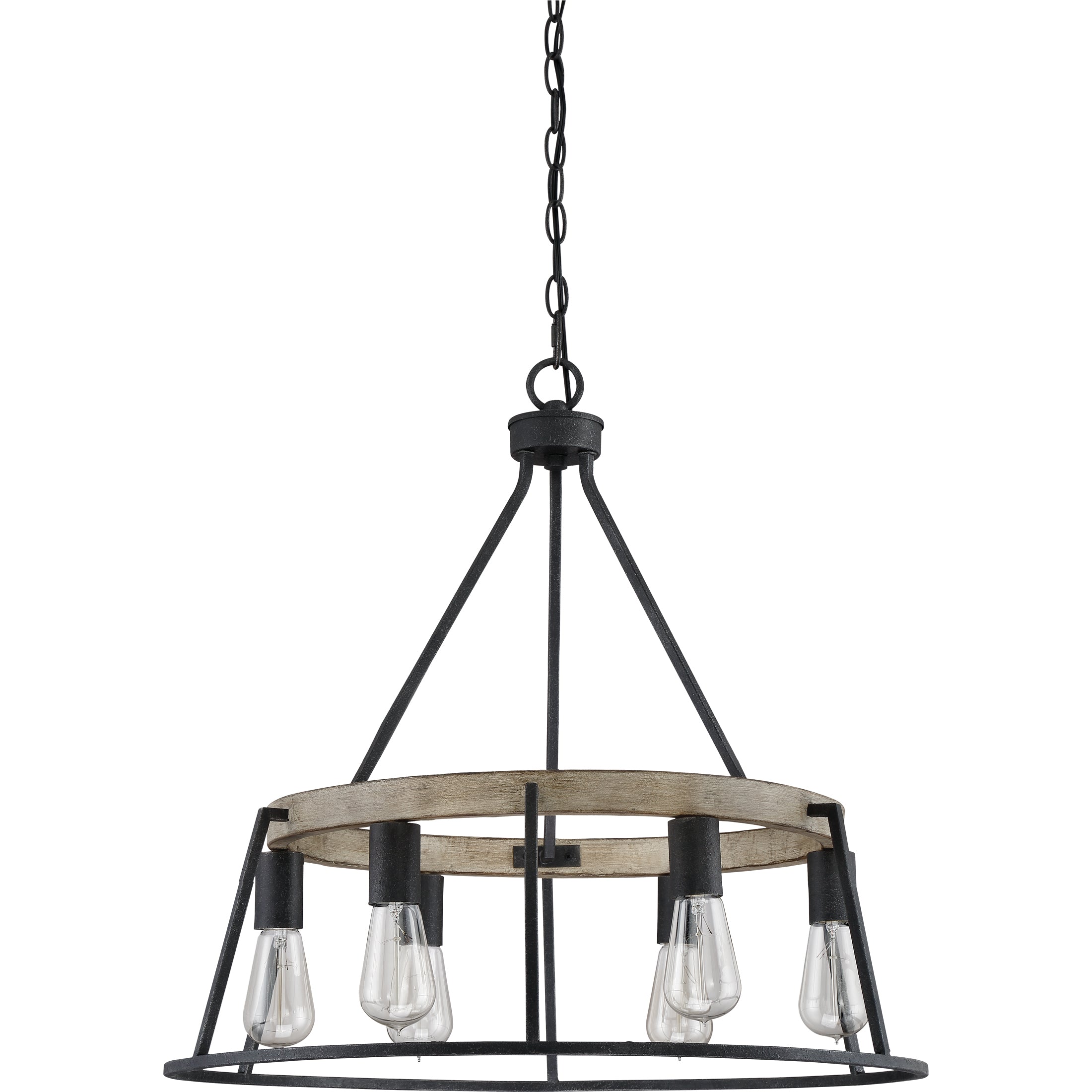 Quoizel Brockton lustr Grey Ash