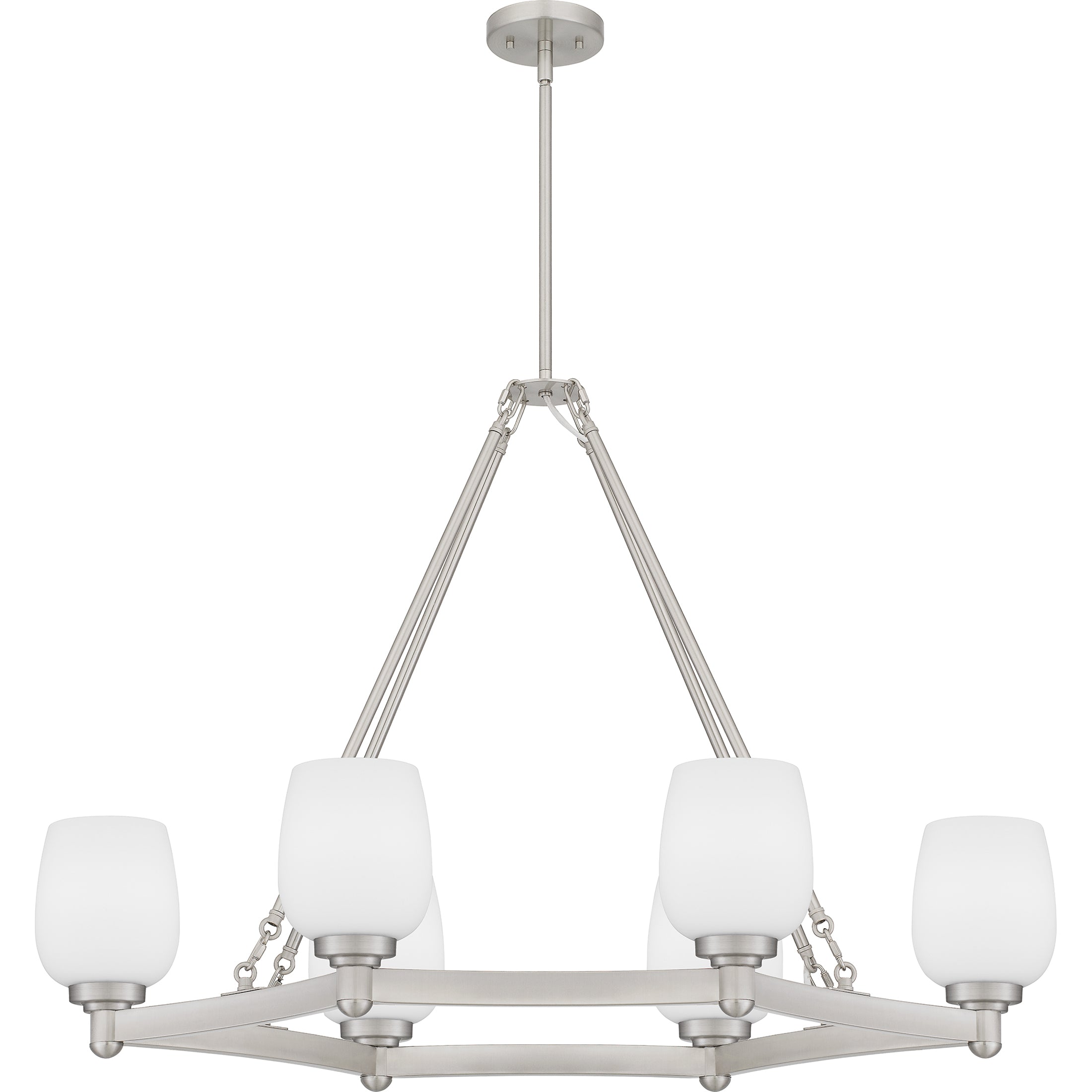 Quoizel Penning Island ostrůvkové svítidlo Brushed Nickel